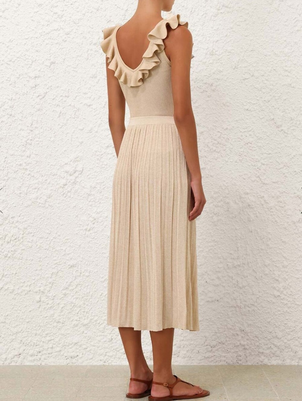ZIMMERMANN INDRA METALLIC FRILL TOP - Picture 3 of 11